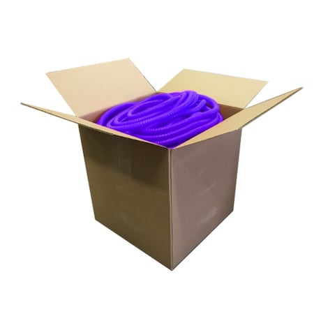 Kable Kontrol Kable Kontrol Convoluted Split Wire Loom Tubing - 1/2" Inside Diameter - 1100' Length - Purple WL903BSP-PURPLE